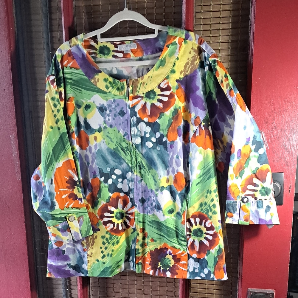 Erin Colorful Floral Jacket